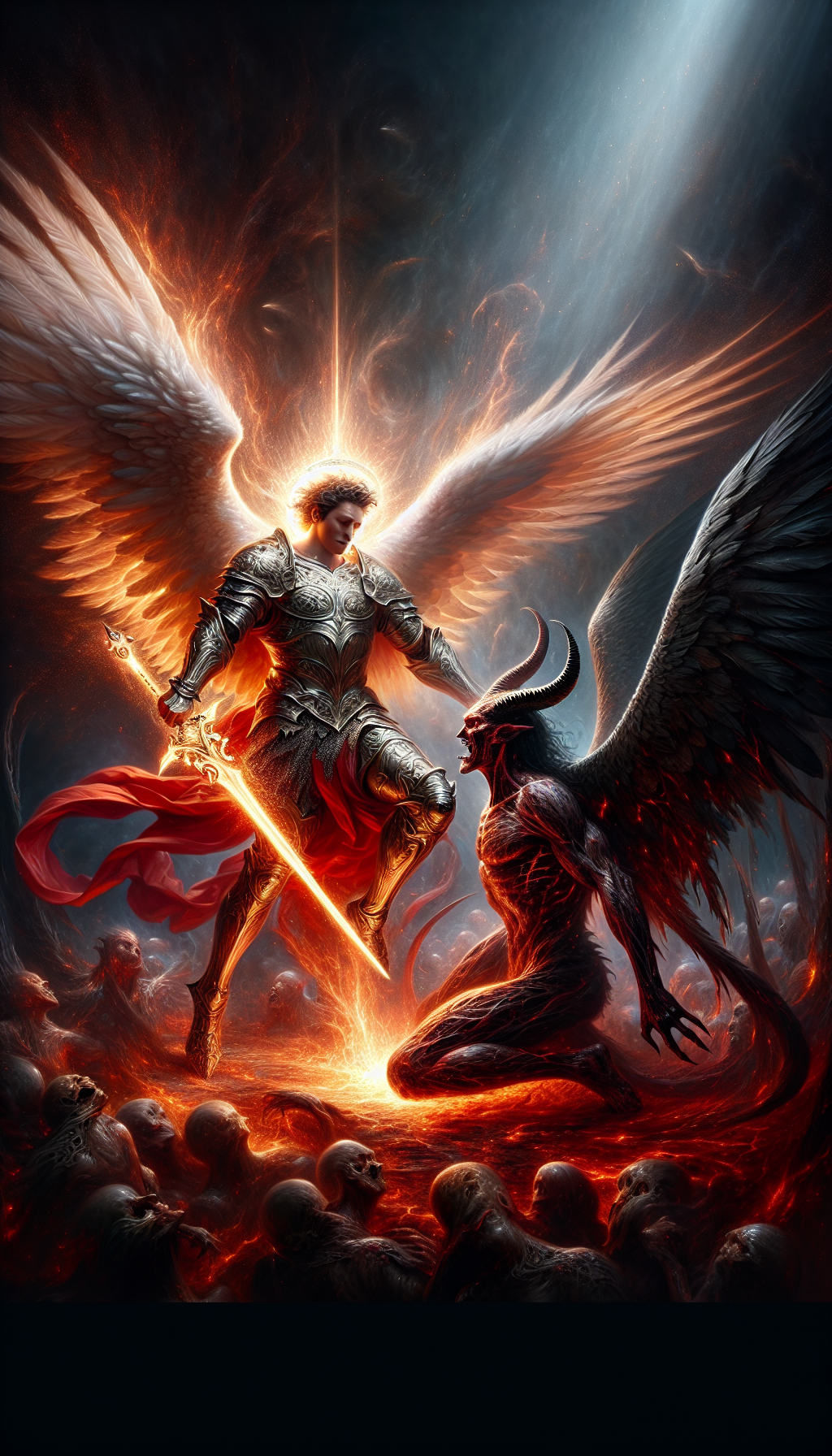 defeat of Lucifer defeat of Lucifer