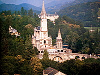 Basilica, Lourdes, France