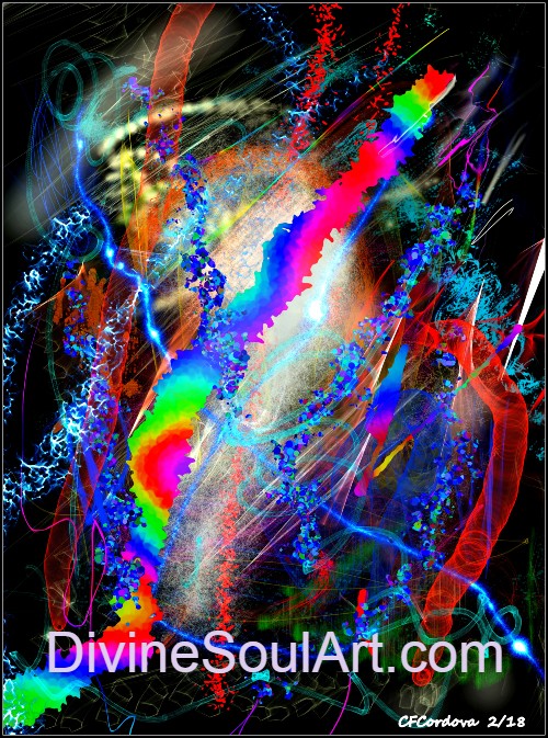 spiritual energy painting