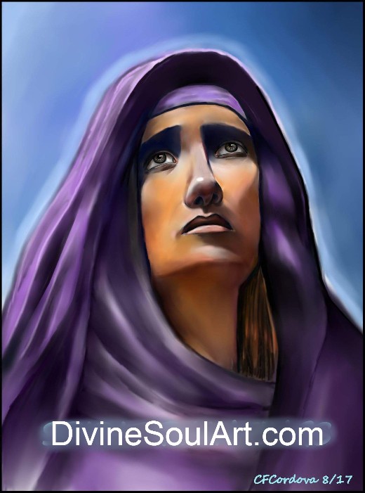 mary praying