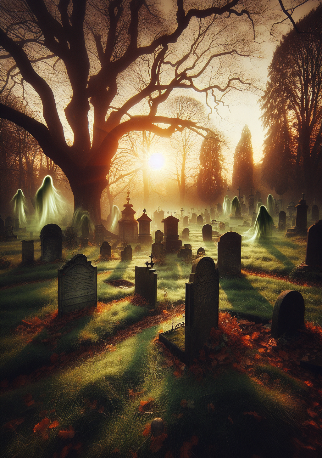 apparitions and cemeteries
