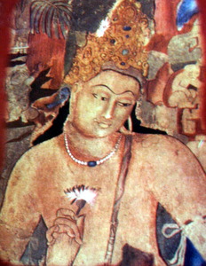 Ajanta Cave wall painting