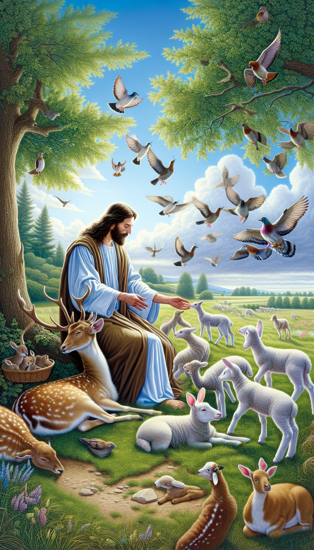 jesus and animals