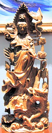 Kuan Yin and Dragon